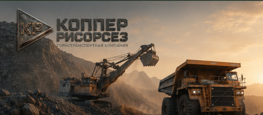 Карьер, экскаватор и карьерный самосвал Коппер Рисорсез